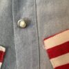 Flag Shirt button close up