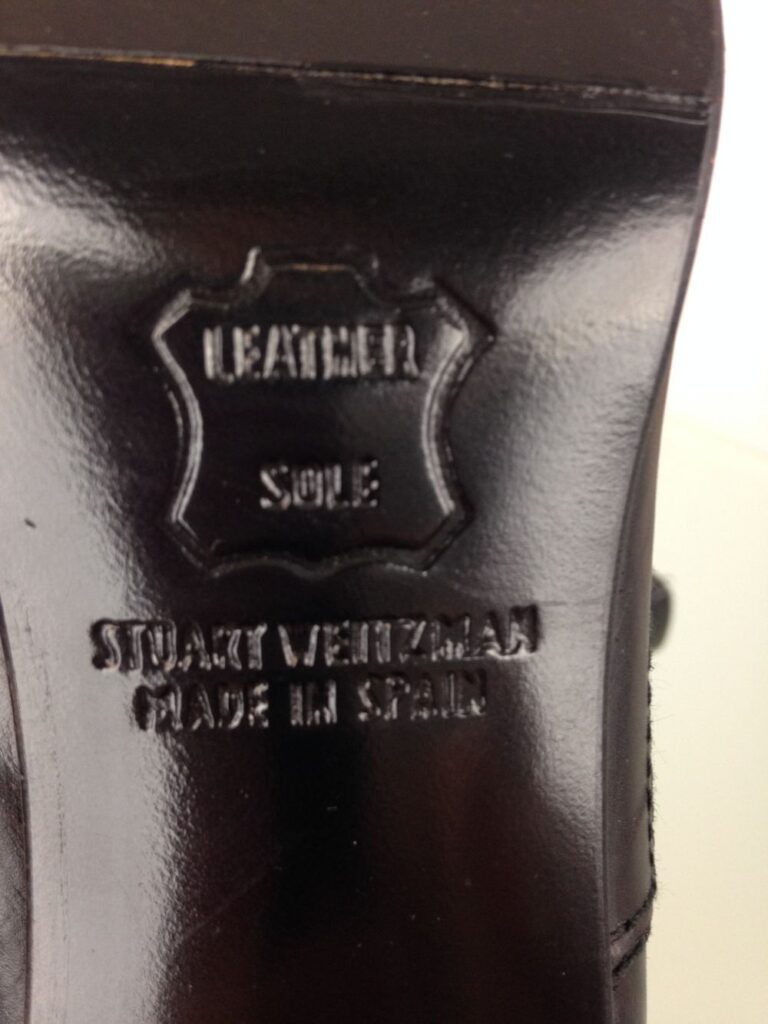 Weitzman sole label