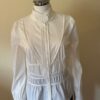 Kenar White Peplum blouse front