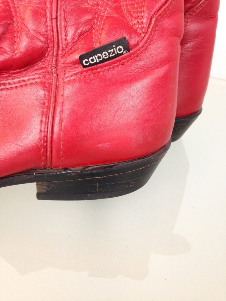 Red Boots label