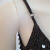 Sequin tank strap