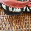 Red zebra mules back
