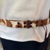 Calf's Hair belt front 2
