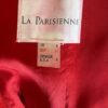 Red Halter Dress Label