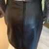 Leather skirt back