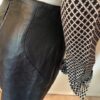 Leather skirt side
