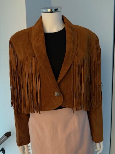 Rust Suede Jacket front