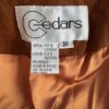 Rust Suede Jacket label