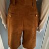 Rust Suede Shorts back