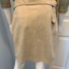 Tan Suede Wrap skirt back