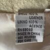 Tan Suede skirt tag