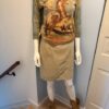 Cowgirl T shirt skirt boots on model
