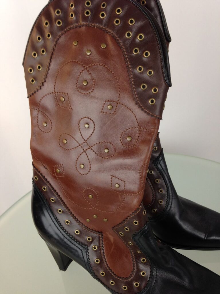 Weitzman boots close up detail