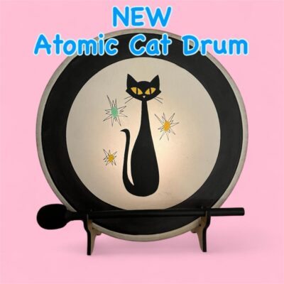 Atomic Cat MCM Frame Drum with matching Beater Mallet