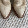Justin boots close up toes