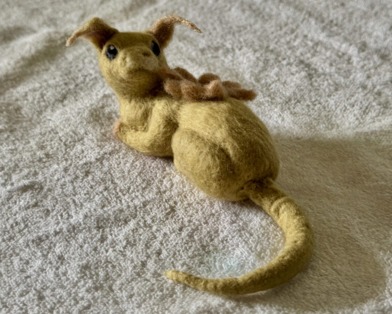 cropped Needle felt waking dragon by CeeBeers 1 scaled 1