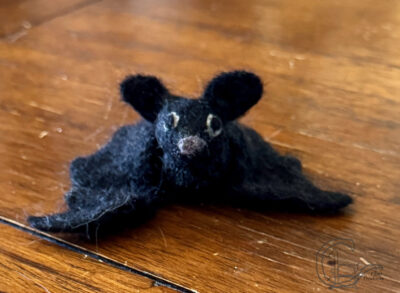 Needle felt cuddly bats by CeeBeers