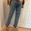 Seruchi Suede Jeans back with jacket and boots