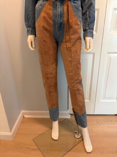 Seruchi Suede Jeans front