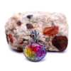 Bright Harmony Wire Wrapped Rainbow Quartz Necklace