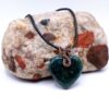 Radiant Heart Wire Wrapped Green Aventurine Necklace