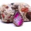Radiant Joy Wire Wrapped Brazilian Agate Necklace