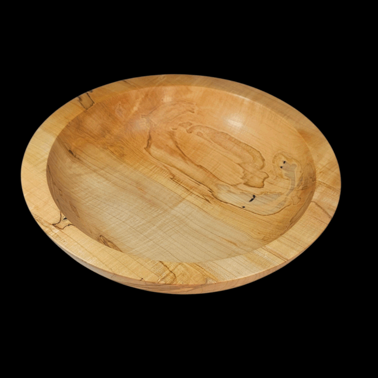 CH-074 Ambrosia Maple Large Bowl 12"x3" 1 Maple Platter