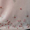 Pink Sweater set embroidery close up