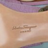 Ferragamo Pink shoes logo on soles