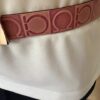 Ferragamo belt close up pattern