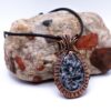 Spiritual Calm Wire Wrapped Pinolith Jasper Necklace