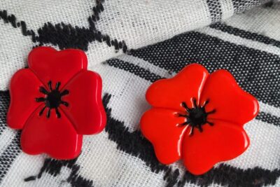 Poppy Pin for Palestine- Proceeds supports families in Gaza