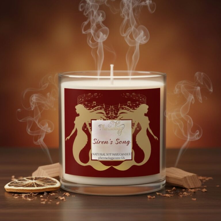 Siren's Song Luxury Soy Wax Candle | Empowering Fragrance, Dragon's Blood 1 sirens song soy candle phenixology bath body 8931139