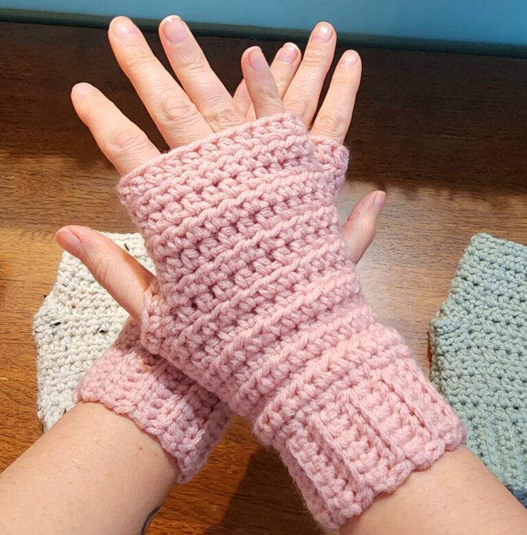 Handmade Crochet Fingerless Gloves - multiple colors 10 20251210 122605