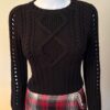 Blk sweater close up front