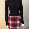Blk sweater and skirt