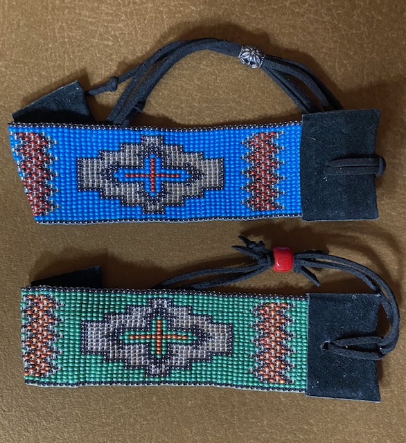 Bold Cross Bracelet - in multiple colors 1 Bracelet Bold Cross in blue and green