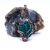 Harmonious Power Wire Wrapped Chrysocolla Necklace