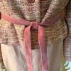 Pink Jacket velvet belt