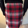 Tartan Plaid skirt back view