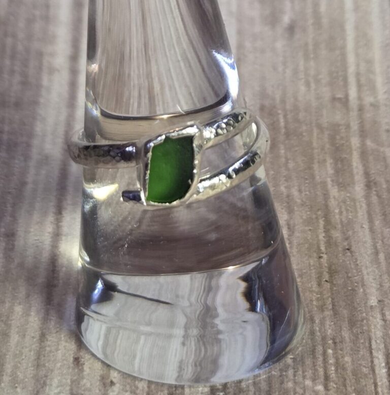 Green Sea Glass Ring - Adjustable 1 cropped 20251130 135509 scaled 1