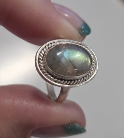 Labradorite Ring - Size 8