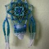 Blue lace close up