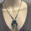 Cobalt necklace blue sweater