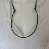 Cobalt leather cord