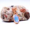 Serene Glow Wire Wrapped Opalite Necklace