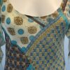 Patchwork Dress Pattern close up