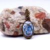 Peaceful Energy Wire Wrapped Sodalite Necklace