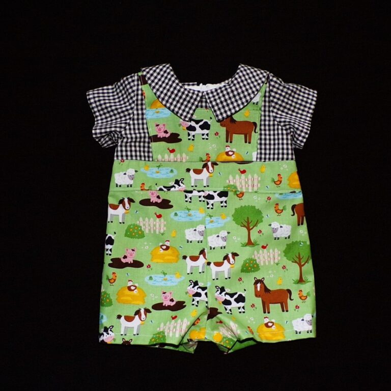 131 4402 1Farmer baby romper