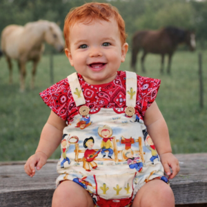 Red head baby cowboy